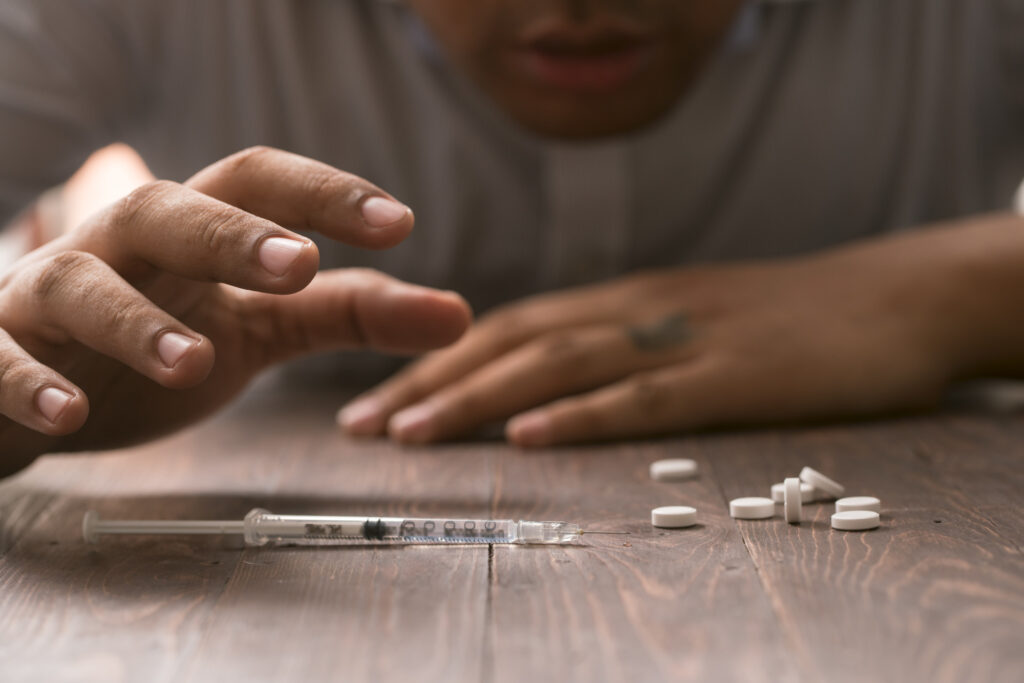doing drugs