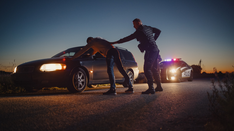 Virginia state arresting a reckless driver
